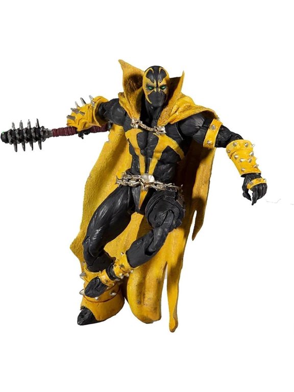Walmart Exclusive Mortal Kombat Spawn 7" Action Figure, Curse of Apocalypse Gold Label
