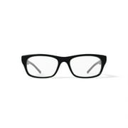 Walmart FM14086 Mens Rectangular Prescription Eyeglasses with Case, Black
