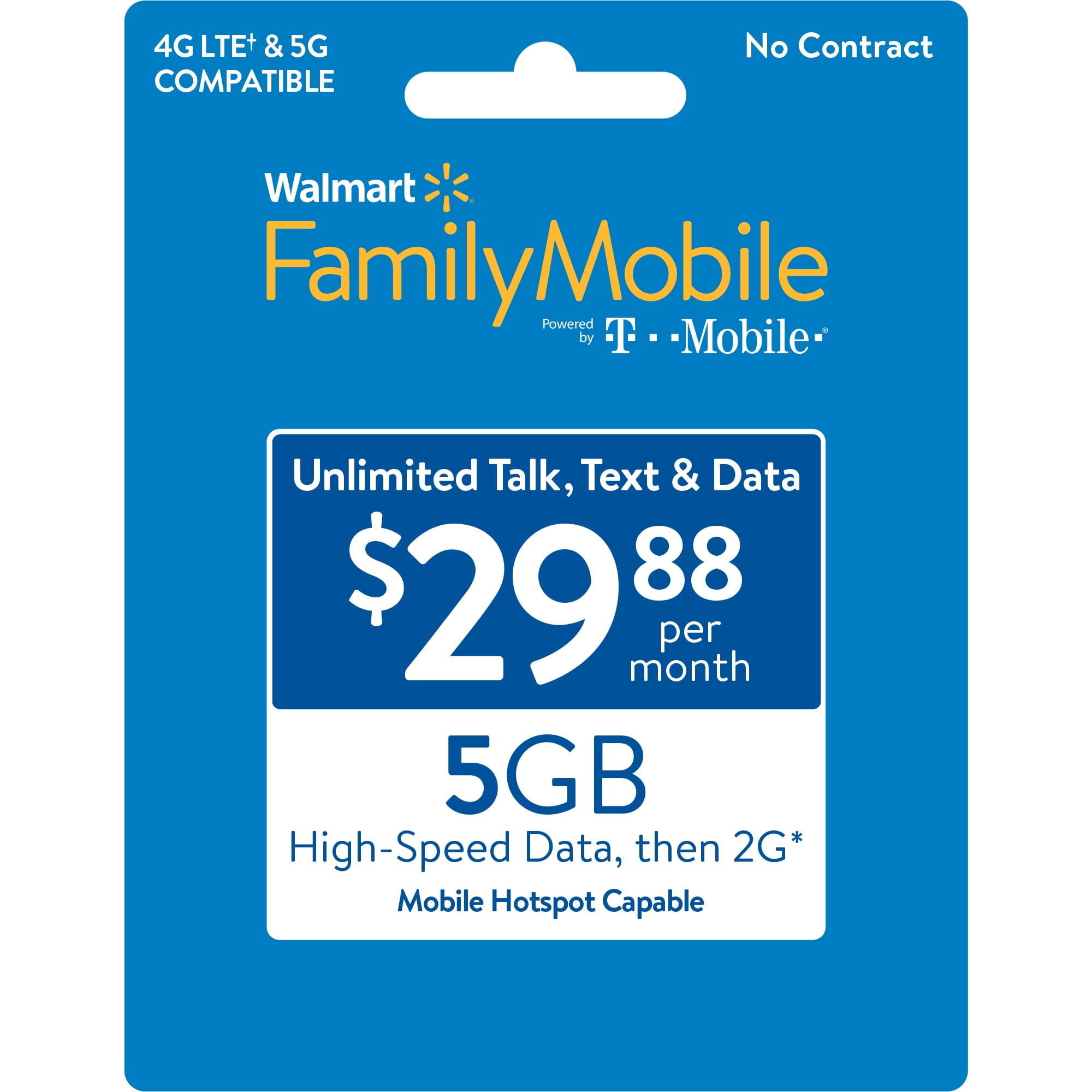 Walmart Family Mobile $29.88 Airtime Card