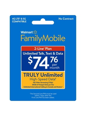 Phone & Data Plans in Cell Phones - Walmart.com