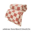 thumbnail image 1 of Walmart Flannel Throw Blanket 27.55"x39.37" | Cozy Microfiber Plaid Sofa Bed Picnic Travel Blanket, 1 of 6