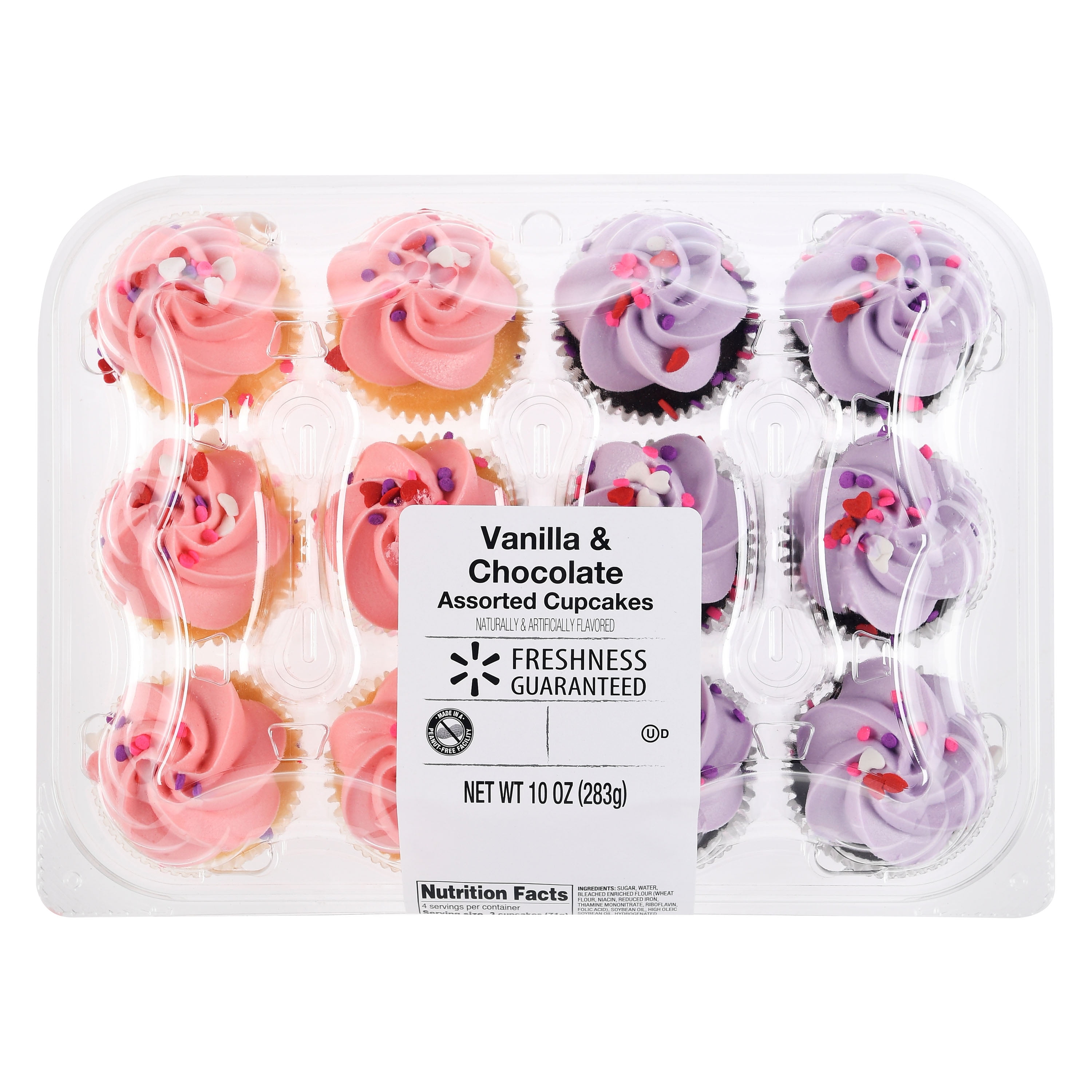 Walmart Freshness Guaranteed Valentine's Day Vanilla & Chocolate Mini