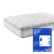 Walmart Heavy Duty Universal Mattress Bag, Clear, 94" x 10" x 100"