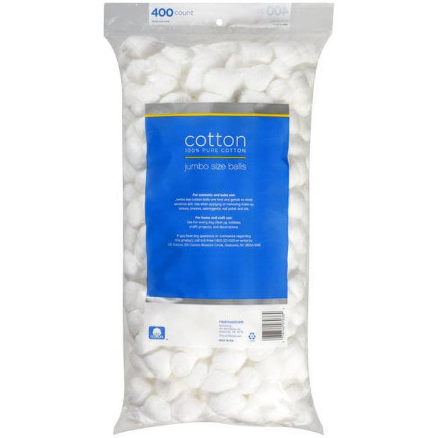 Walmart Jumbo Size Cotton Balls, 400 count