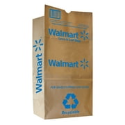 "Walmart" Lawn and Leaf Bag, 5 Count, Self Standing, Natural Kraft, 30 Gallon