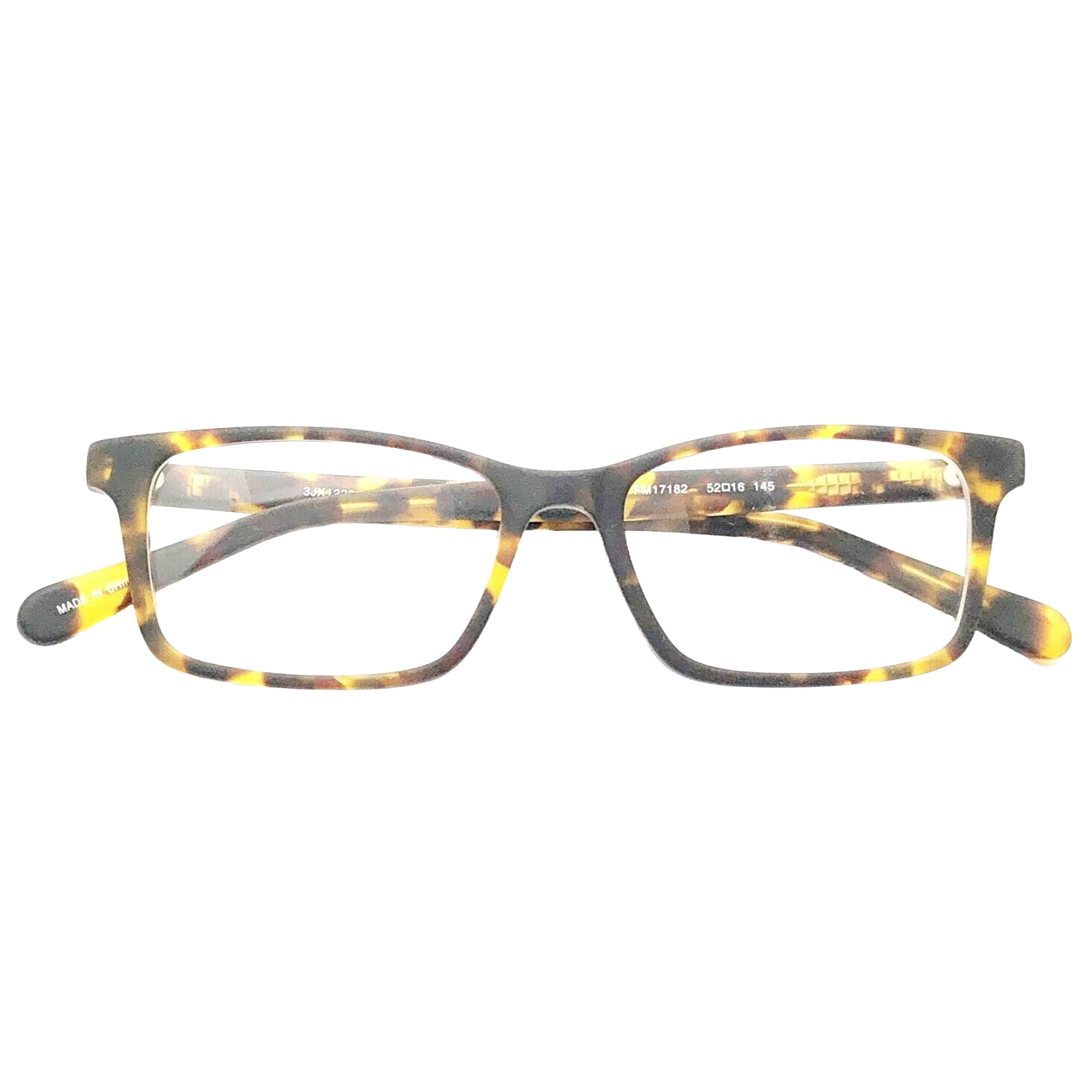 Walmart Men's Eyeglasses, FM17182, Tortoise, 5216145, with Case