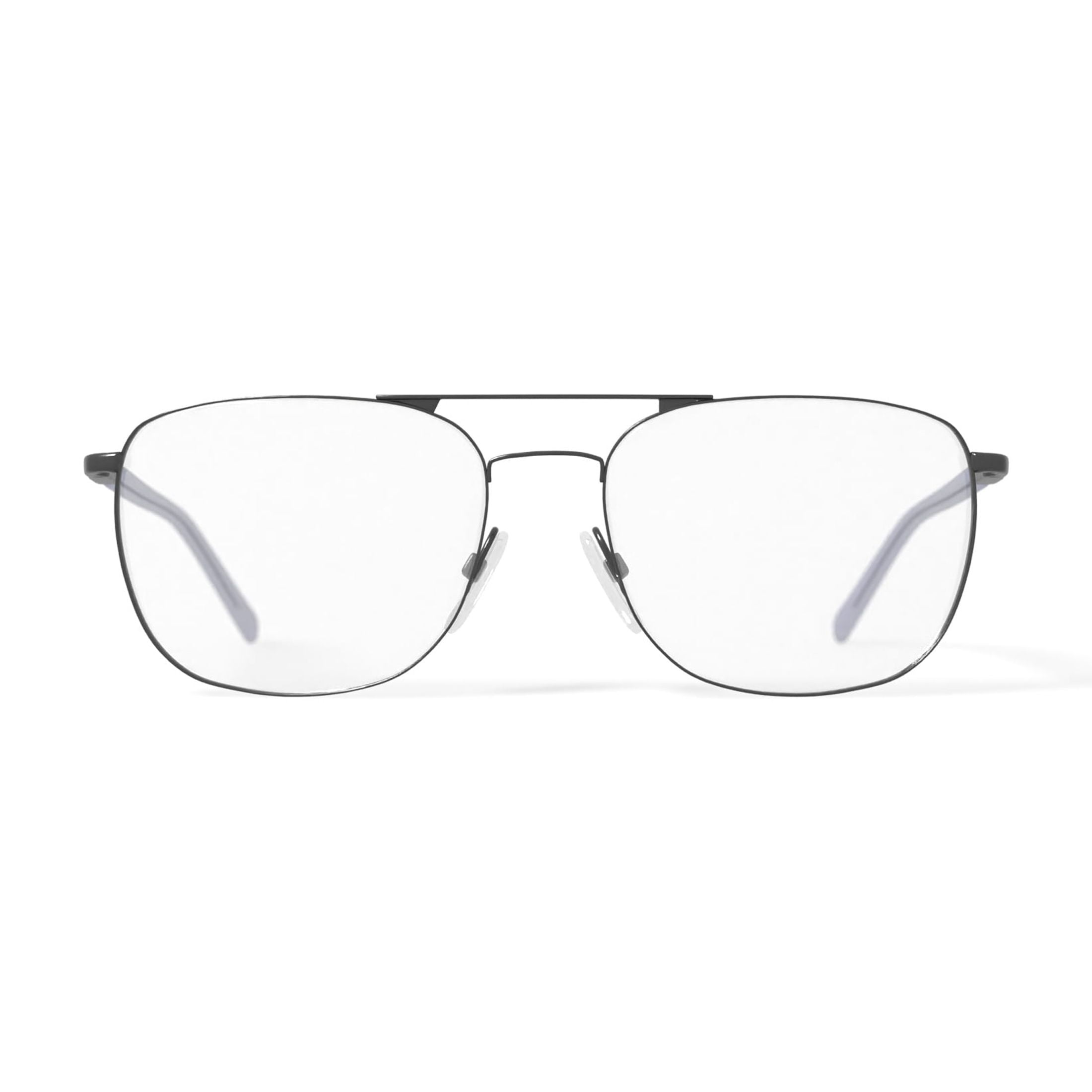 Walmart Men's MK09801 Square Prescription Eyeglasses with Case, Gray