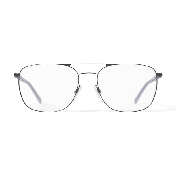 Walmart Men's MK09801 Square Prescription Eyeglasses with Case