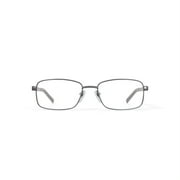 Walmart Mens FM11562 Rectangular Prescription Eyeglasses with Case, Gunmetal
