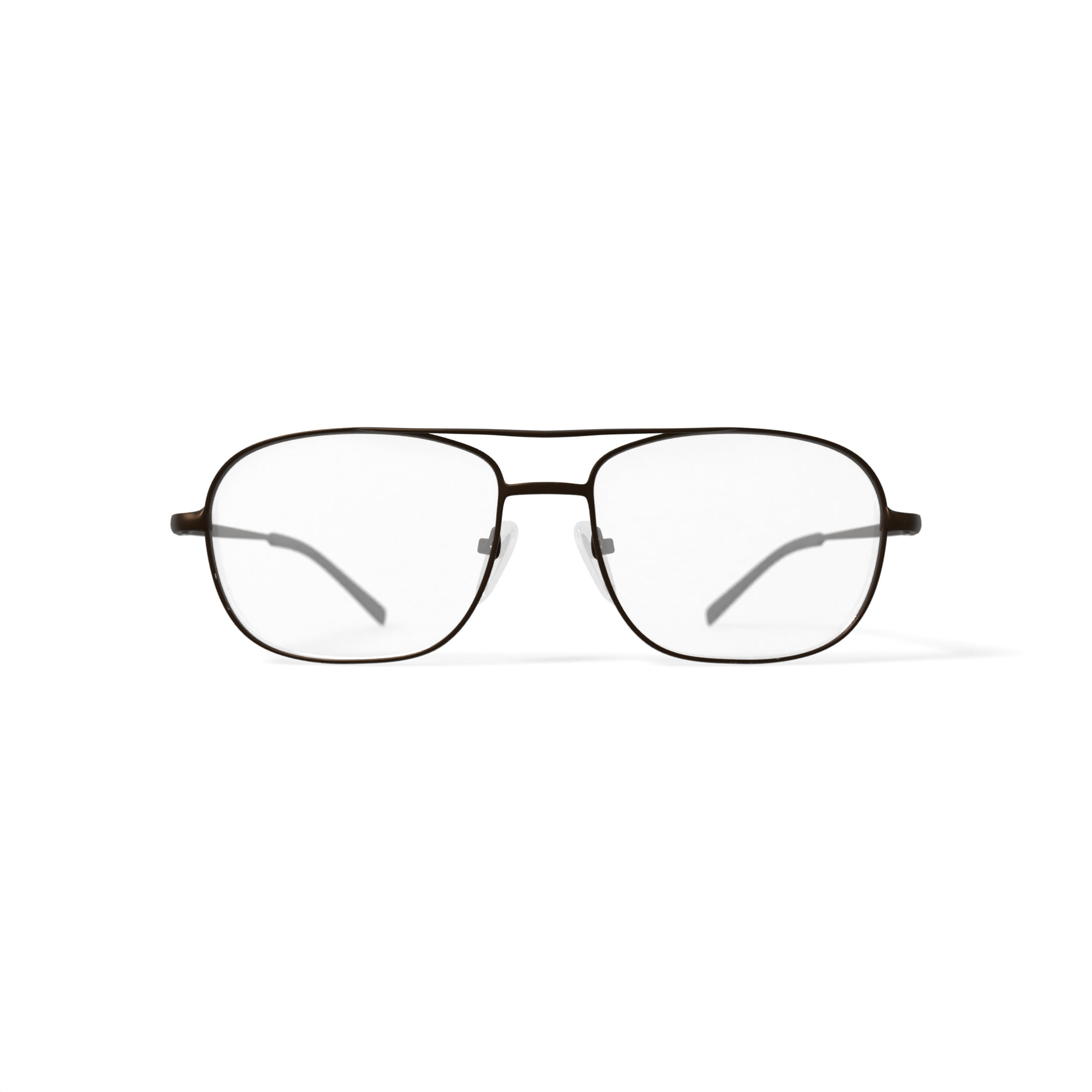 Walmart Men's FM17115 Square Prescription Eyeglasses with Case, Gray