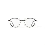 Walmart Mens FM17267B Round Prescription Eyeglasses with Case, Gunmetal