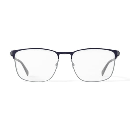 Walmart Men's MC010 Joseph Browline Prescription Eyeglasses with Case, Black
