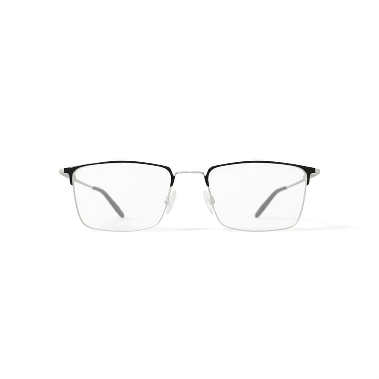 Walmart Men's MK10405 Square Prescription Eyeglasses with Case