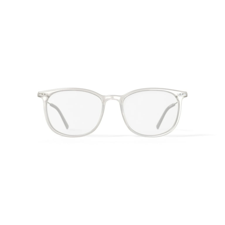 Walmart Men's MV003 Ademote Round Prescription Eyeglasses with