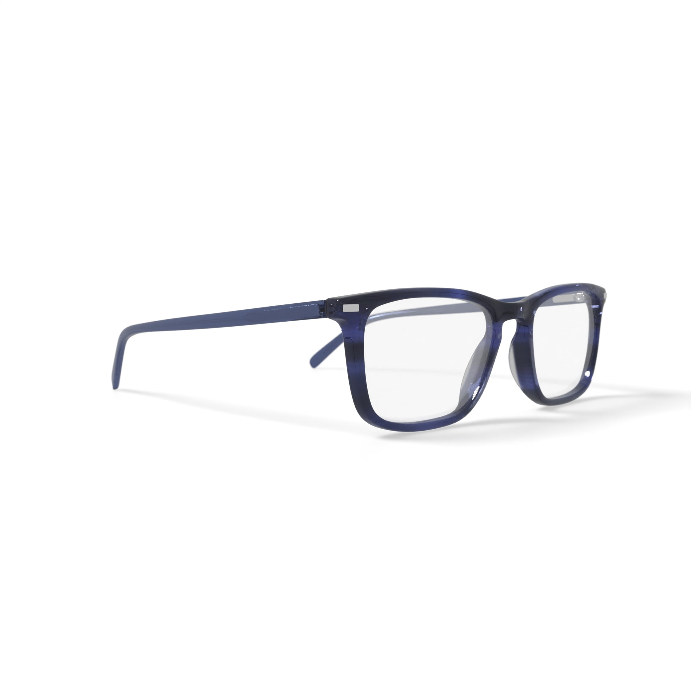 Walmart Men's MV013 Matt Square Prescription Eyeglasses with Case