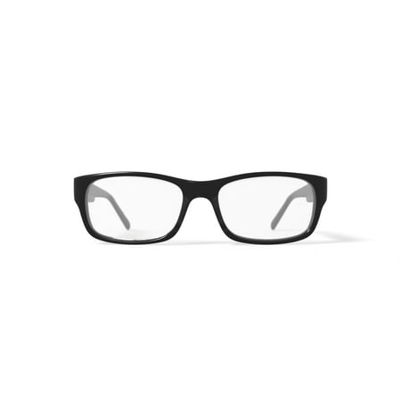 Walmart Men's WPLM700 Prescription Eyeglasses with Case, Black