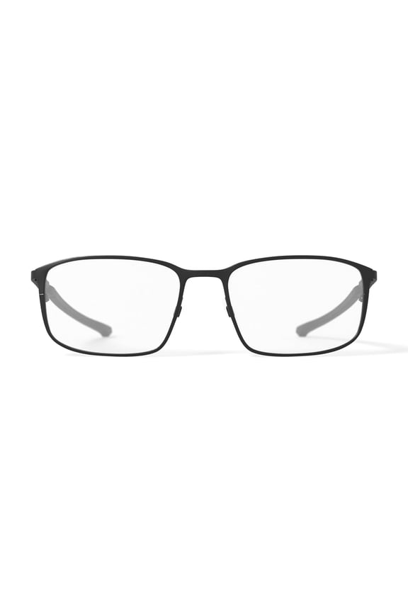 Men's MC001 James Square Prescription Eyeglasses with Case, Matte Black