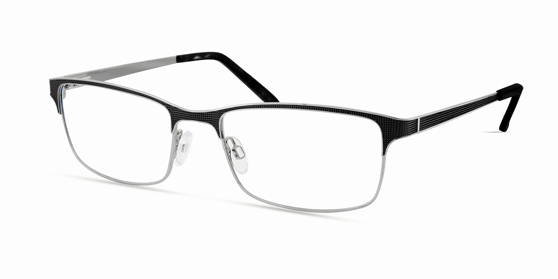 Walmart Men's Rx'able Eyeglasses, Mop41, Dark Grey, 54-18-145 - image 1 of 13