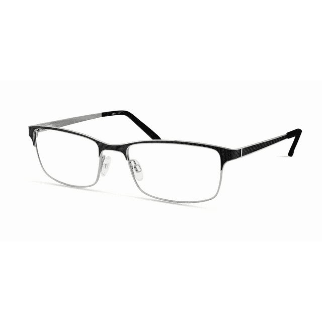 Walmart Men's Rx'able Eyeglasses, Mop41, Dark Grey, 54-18-145