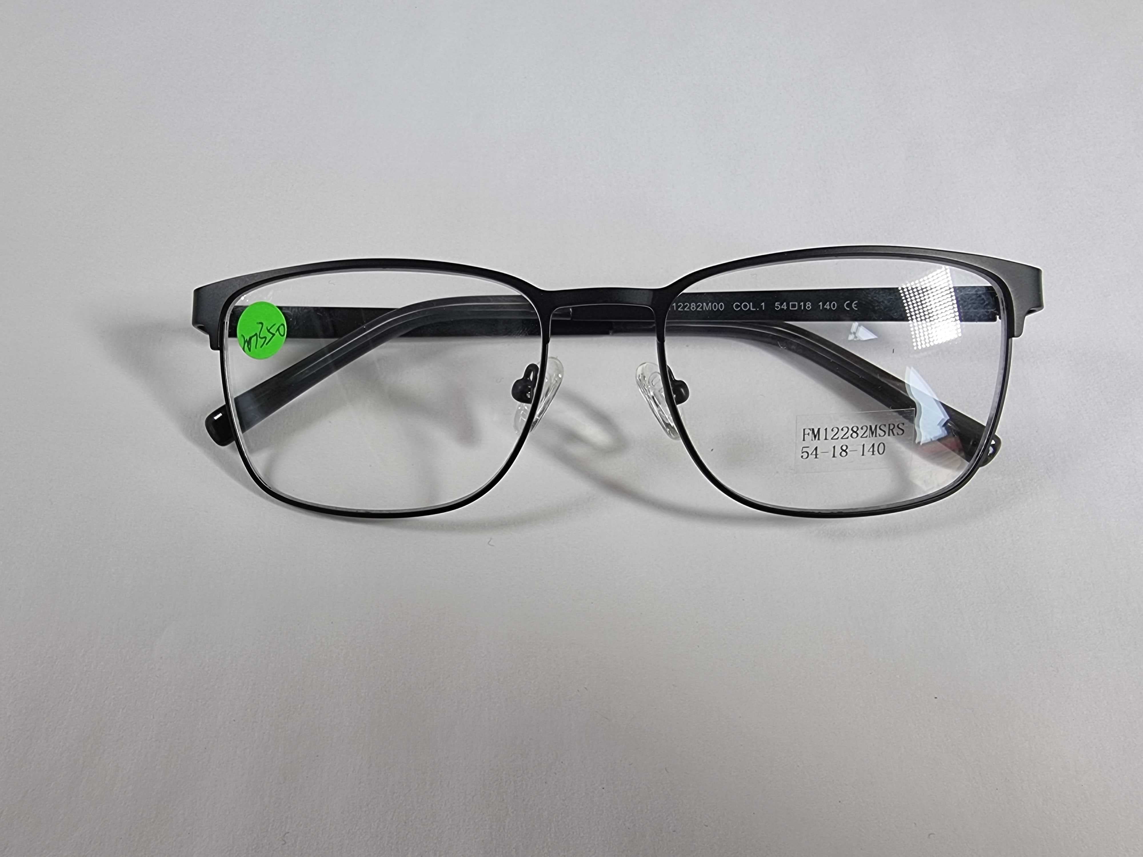 Walmart Men's Rx'able Eyeglasses, Mv010 Patrick, Black, 5418140