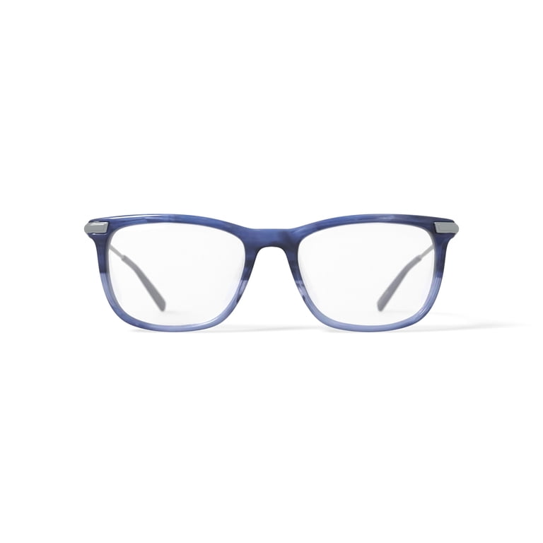 Walmart Men's MV011 Liam Square Prescription Eyeglasses with Case