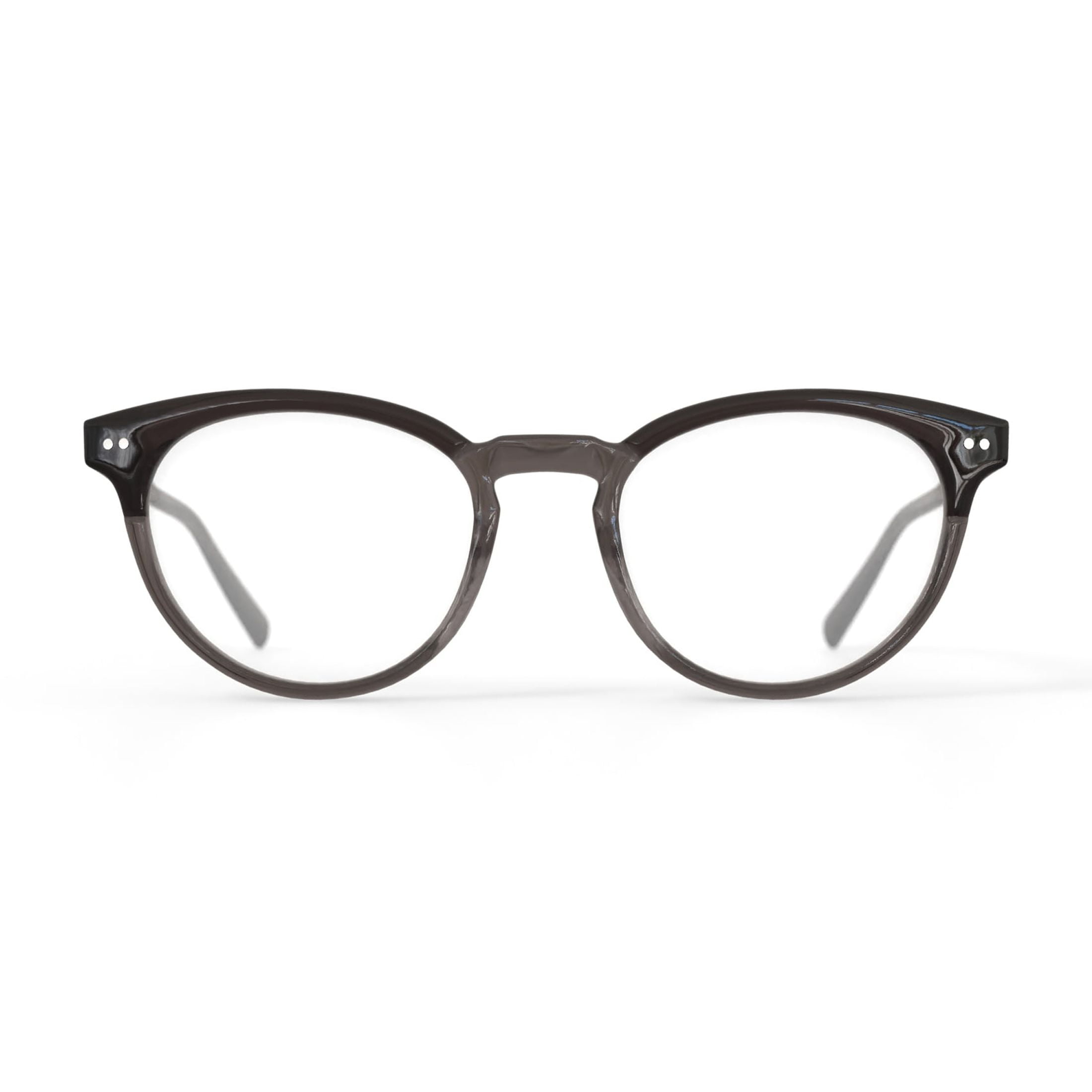 Walmart Men's MV015 David Prescription Eyeglasses with Case, Crystal Brown