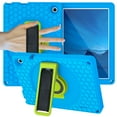 thumbnail image 1 of for Walmart ONN 10.1 Inch 3 Gen 2022 Kids Case with 360 Rotating Kickstand Hand Strap, Removable Shoulder Strap, Rugged Shockproof Heavy Duty Protection Case (Model:100071485), Blue+Green, 1 of 10