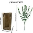 thumbnail image 1 of Walmart Outlet! Aminojy Plant Wall Decor, Wooden Plant Wall Decor Vase with Artificial Eucalyptus, Wall Hanging Planter for Home Living Room Bedroom Farmhouse Wooden Pocket Vases for Dried Flowers, 1 of 6