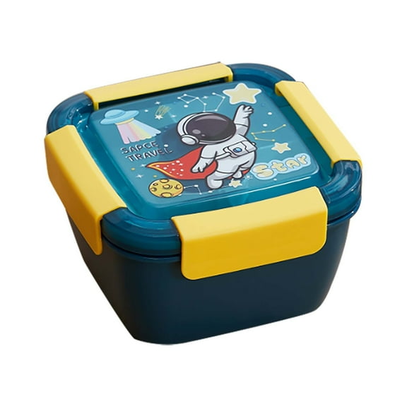 Walmart Outlet! Aminojy Salad Lunch Containers To Go, Salad Container Bowl with 4-Compartment Toppings Tray, Leak-Proof Dressing Container for Meal Prep & Food Storage; Removable Bento Tray