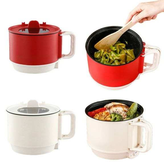 Walmart Pallets! Aminojy Hot Pot Electric Ramen Cooker Mini Instant Non-Stick Pot, Non-Stick Coated Electric Pan Rapid Noodles Cooker Mini Pot For Soups, Stews, Noodles My Orders