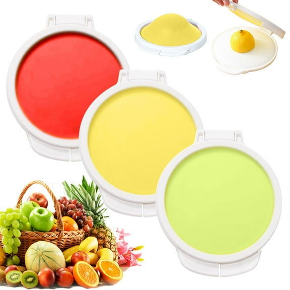 Walmart Pallets! Aminojy Reusable Silicone Food Storage Containers - 7-Day Freshness Bpa-Free Crisper Box for Avocados, Citrus & Meal Prep with Leak-Proof Lock