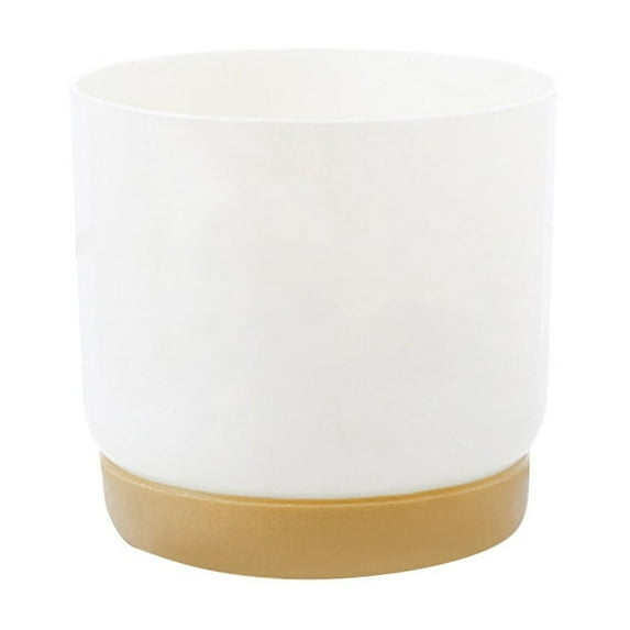 Walmart Pallets! High Hardness Imitation Ceramic Flower Pot White Succulents Planter Plastic Plant Pots Indoor Plant Pots With Drainage Holes Outdoor Flower Pots for Indoor & Outdoor Plants, Succulent