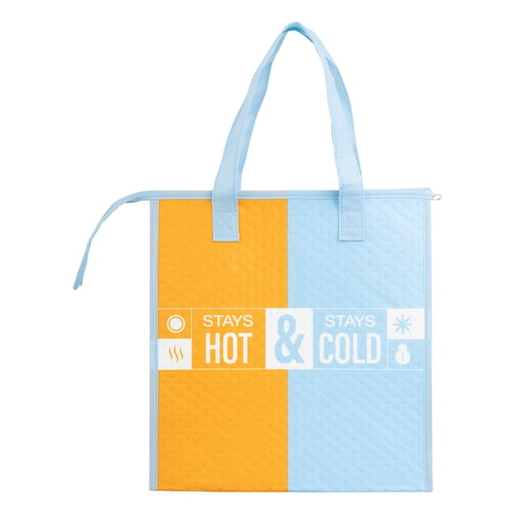 Walmart Reusable Insulated Freezer Bag with Zipper, Eco-Friendly Grocery Carrier, 22 lbs Capacity