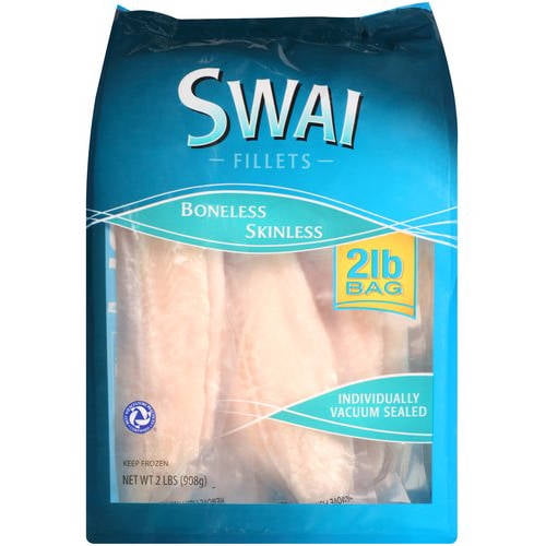 Walmart Seafood Frozen Swai Fillets 2lb