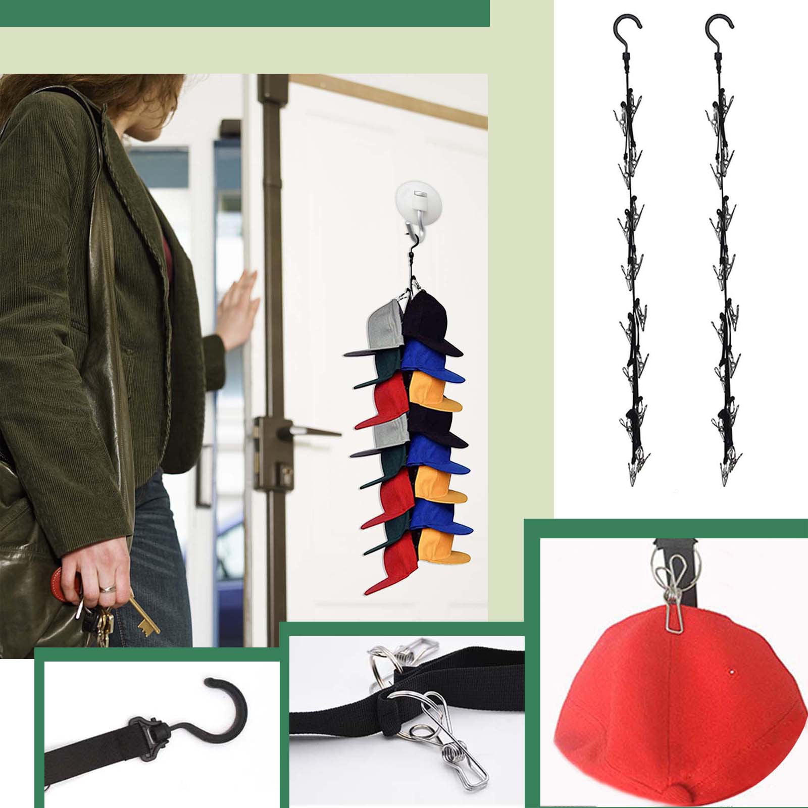 Walmart Snap Up Rack Miayilima Storage Rack Home Cap Door Hanger New ...