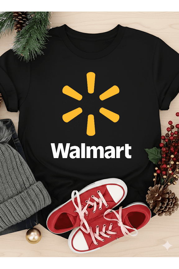 Walmart Store Black Logo Employee Pride Retail Worker Fun Art Unisex T-Shirt V50894 up to size 5XL