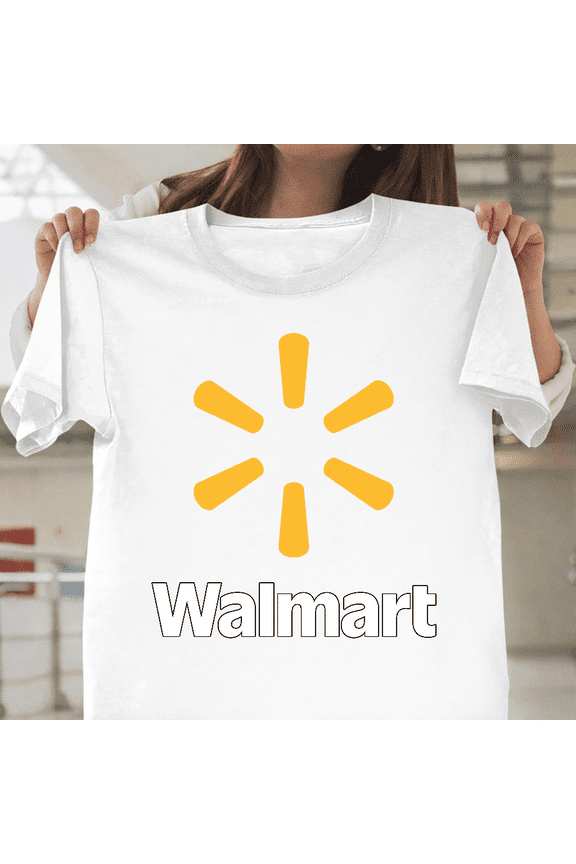 Walmart Store Black Logo Employee Pride Retail Worker Fun Art Unisex T-Shirt, for men & women, up to size 5XL.