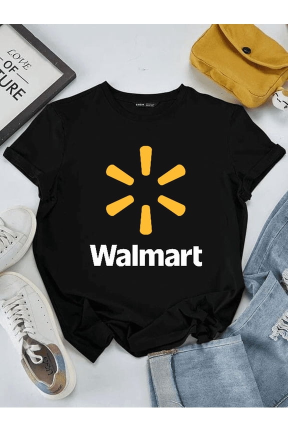 Walmart Store Black Logo Retail Employee Pride Humor Fun Unisex T-Shirt, S-5XL