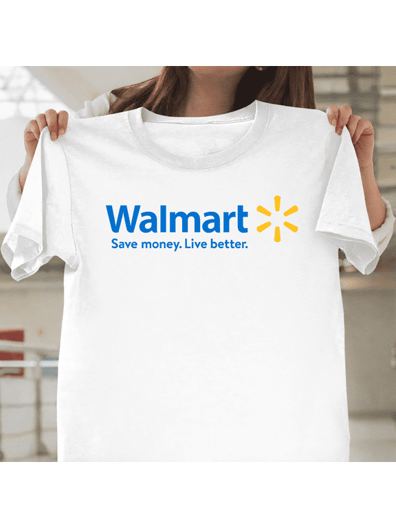 Walmart Supercenter Retail Store Brand Gear Unisex T-Shirt, up to size 3XL.
