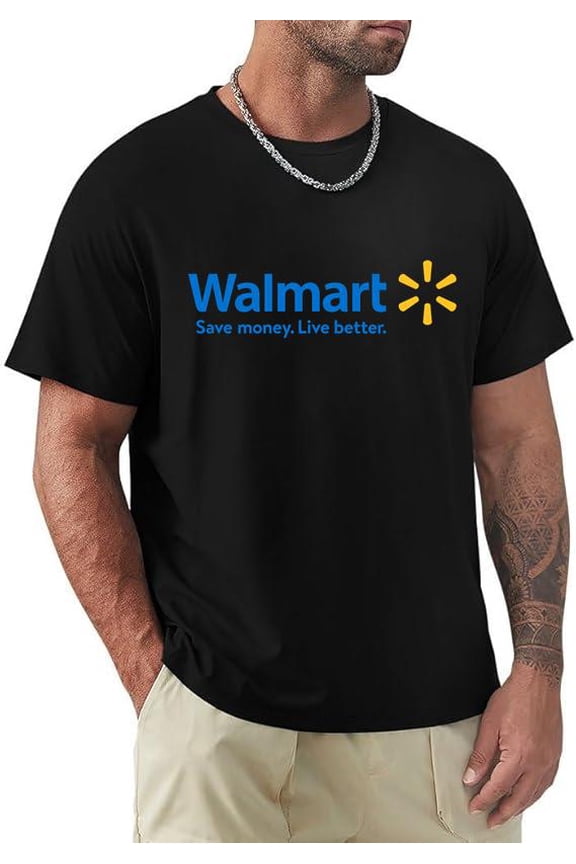 Walmart Symbol Retail Store Brand Parody Retro Style Top Unisex T-Shirt, for men & women, up to size 5XL.