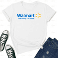 thumbnail image 1 of Walmart Symbol Retail Store Employee Logo Fan Graphic Style Unisex T-Shirt V1130044, up to size 5XL, 1 of 2
