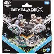 Walmart Title Beyblade X Grogu vs Snowtrooper Multipack Set with 2 Tops and 2 Launchers, G3061