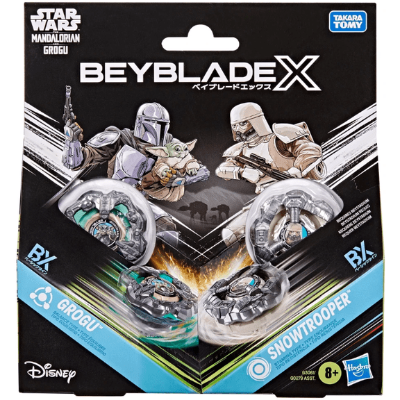 Walmart Title: Beyblade X Grogu vs Snowtrooper Multipack Set with 2 Tops and 2 Launchers, G3061