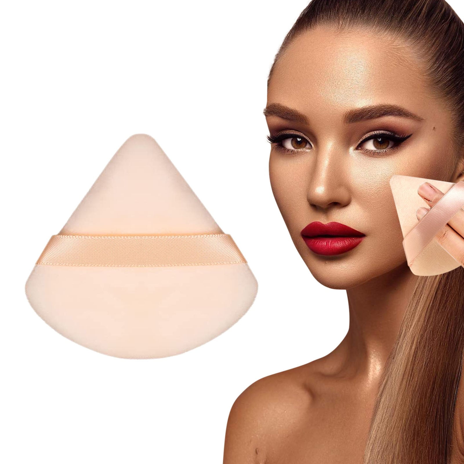 Walmart Week Sales Puff,Powder Puff Triangle Makeup Puff For Loose Powder Body Powder Wedge