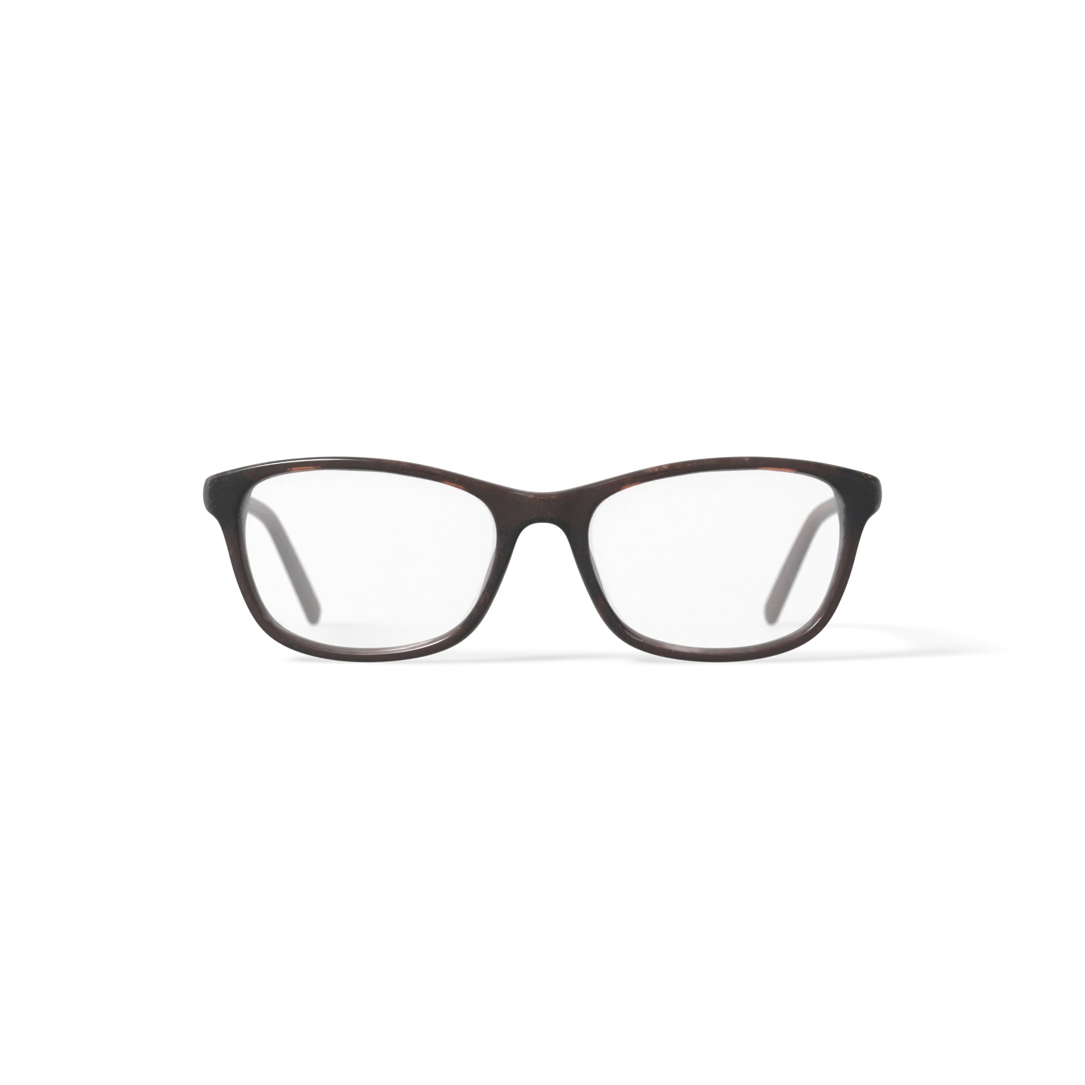 Walmart Women's SCB20AS-01 Rectangular Prescription Eyeglasses with Case, Brown