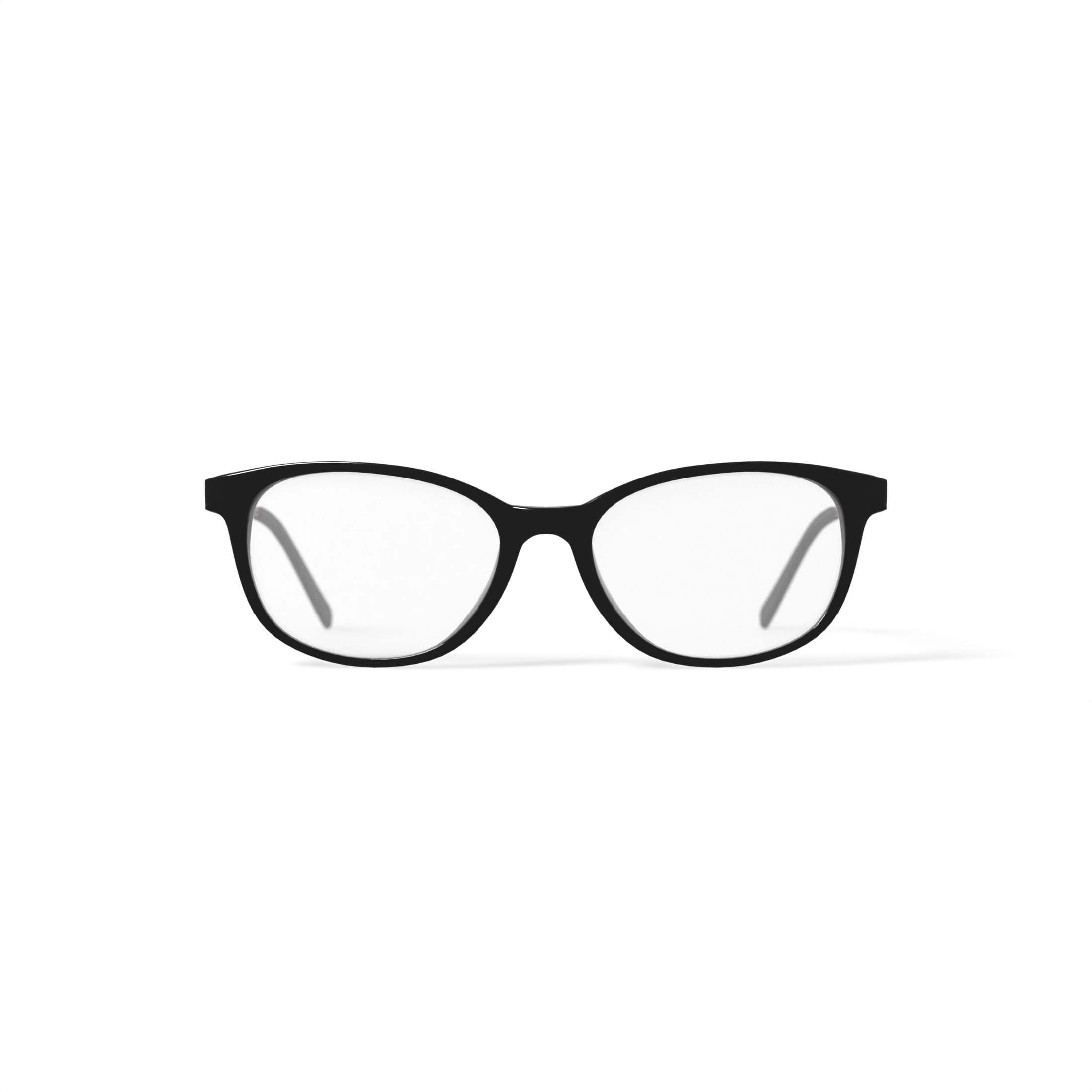 Walmart Women's FM17016 Square Prescription Eyeglasses with Case, Black