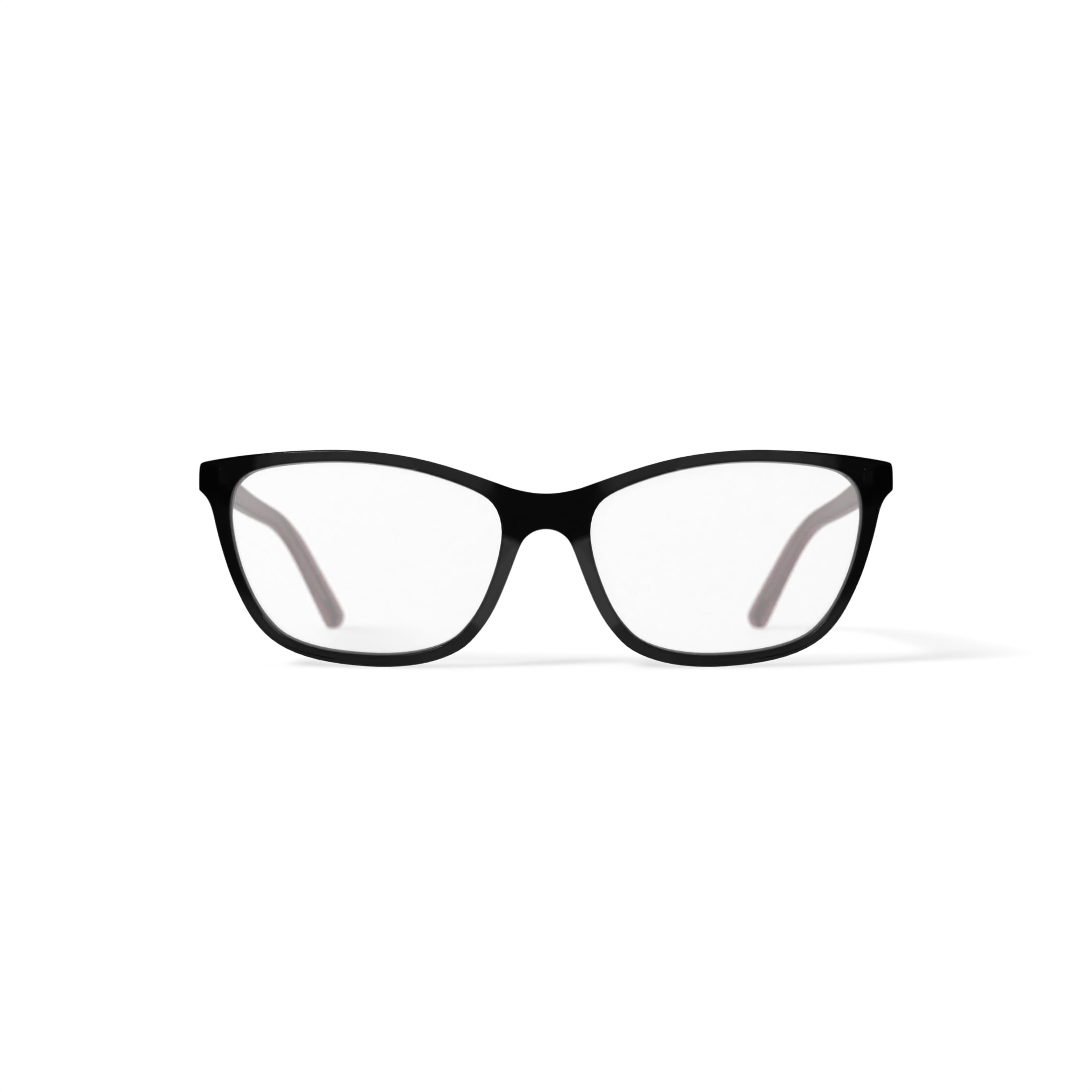 Walmart Women's FM17086 Square Prescription Eyeglasses with Case, Black