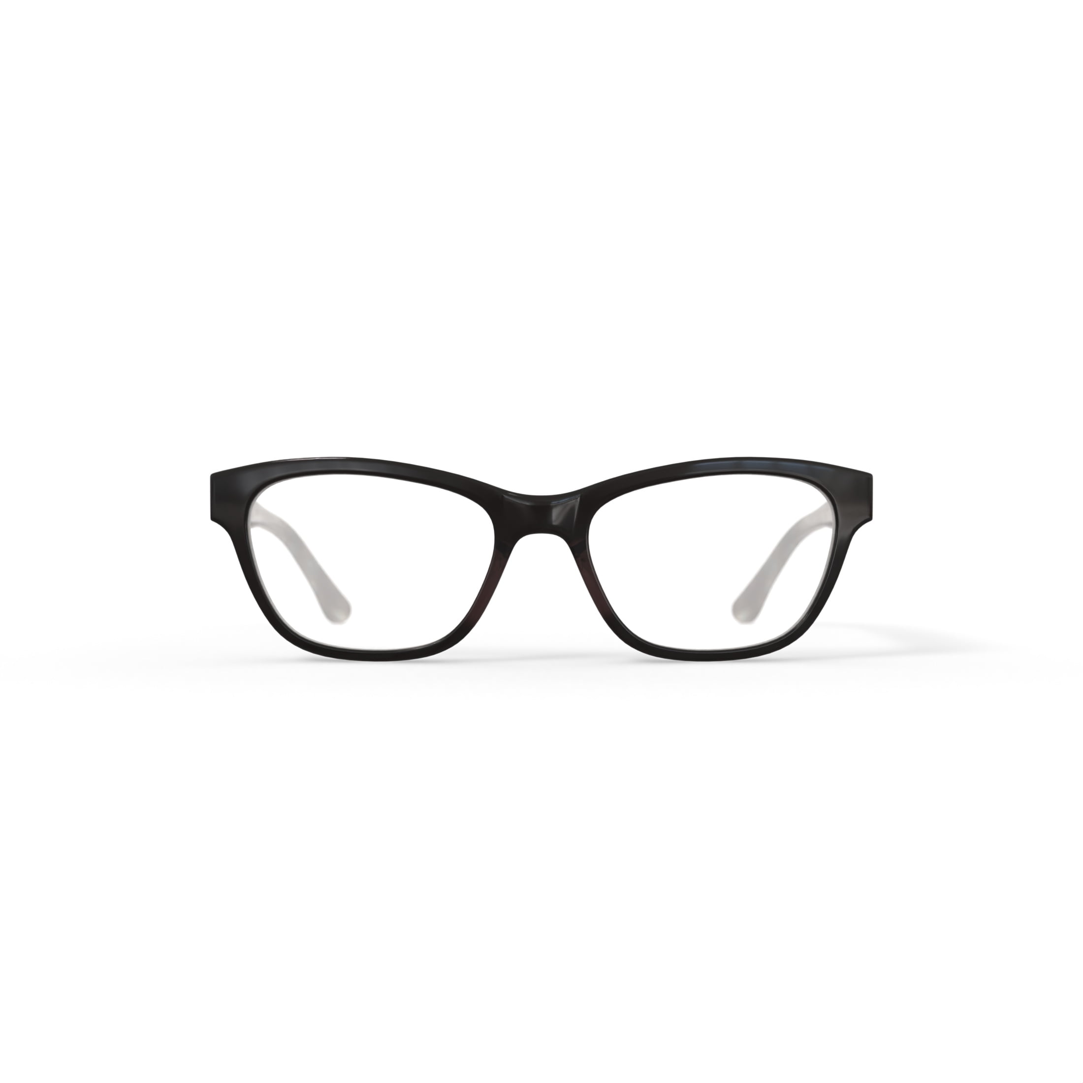 Walmart Women's FM17190 Square Prescription Eyeglasses with Case, Brown