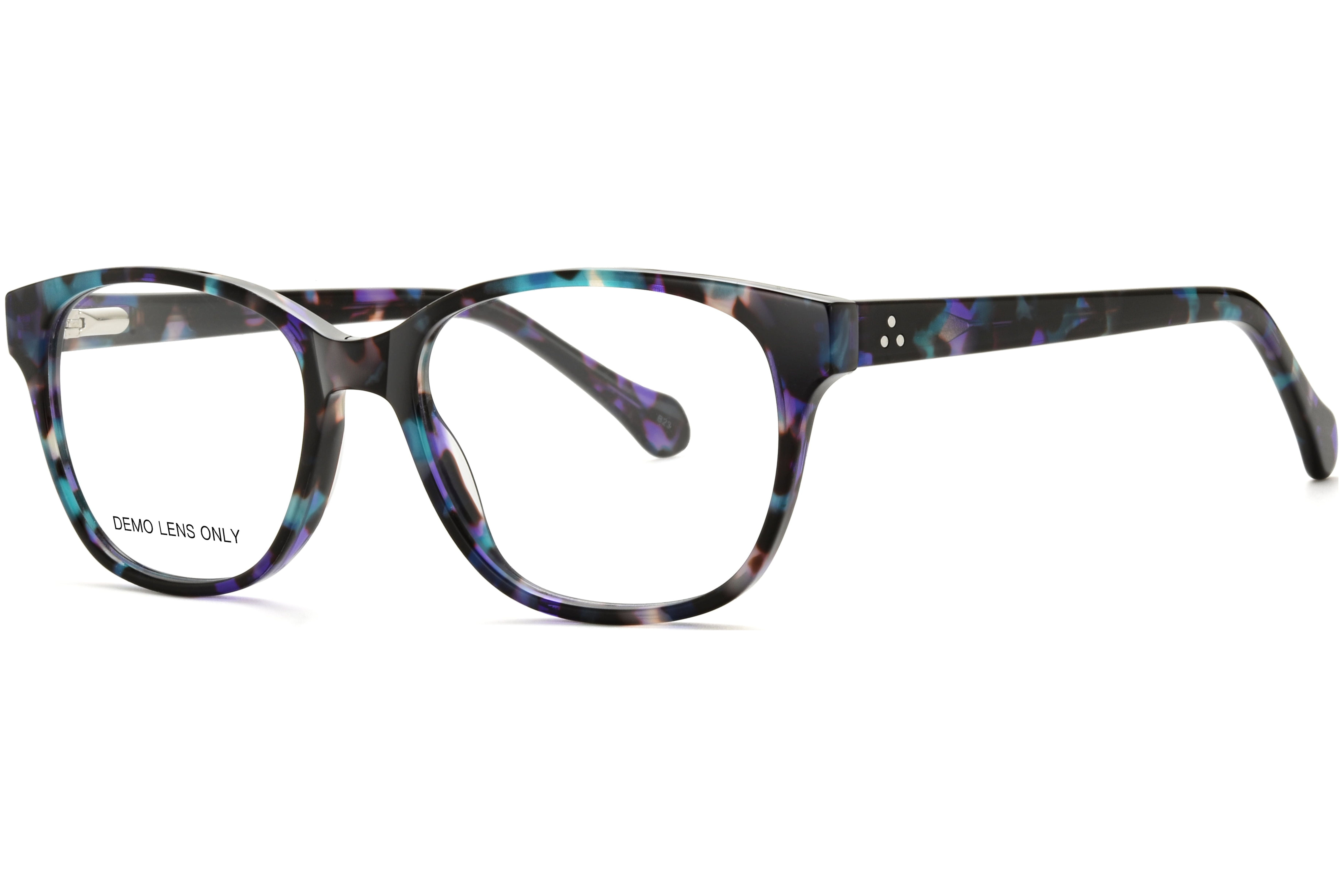 Walmart Women's Eyeglasses, MJ07323, Purple, 5217140, with Case