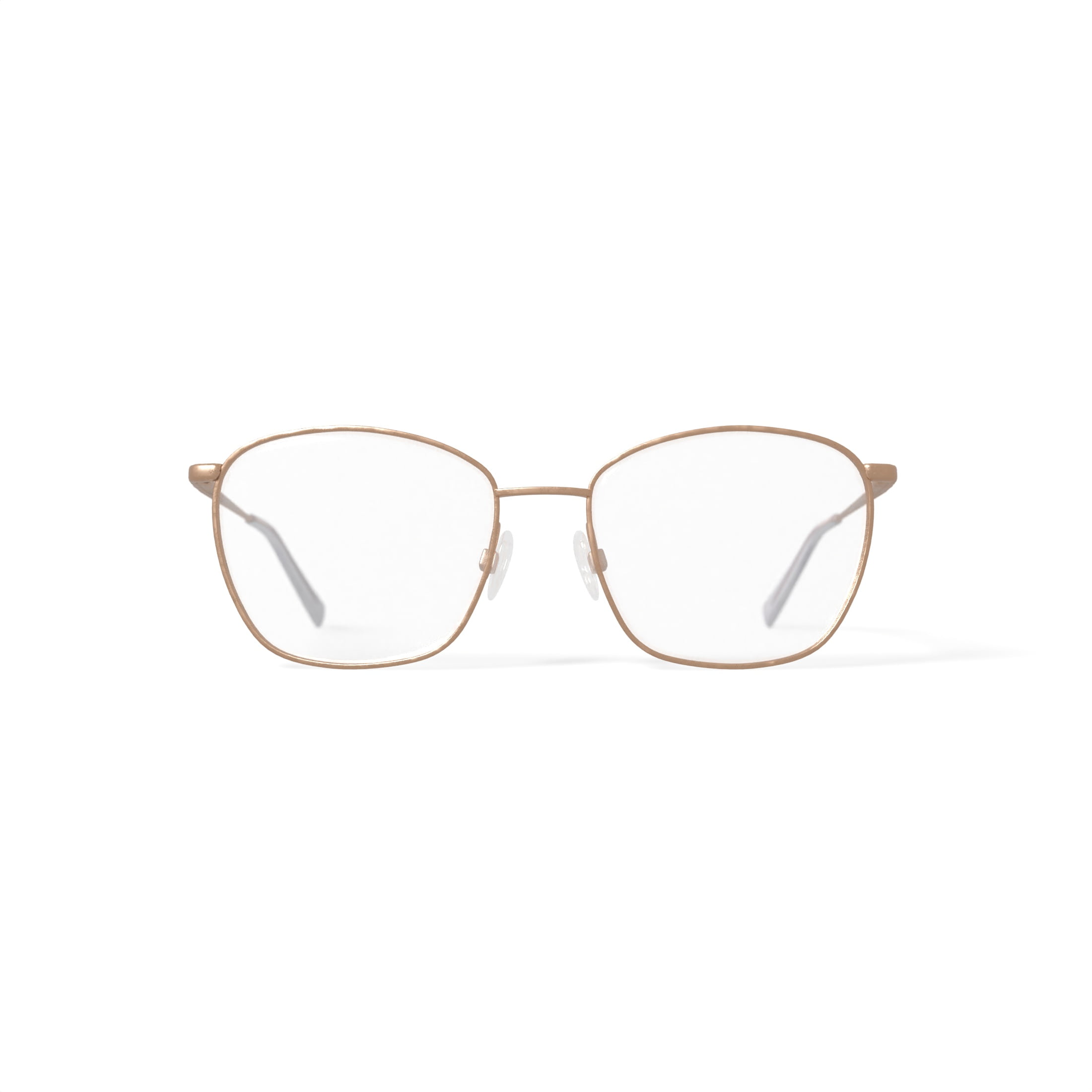 Walmart Women's MK10402 Square Prescription Eyeglasses with Case, Gold